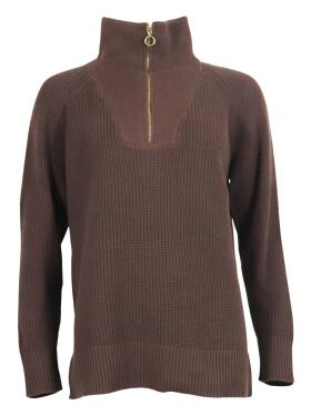 Ofelia - Ofelia Billie brun strik pullover