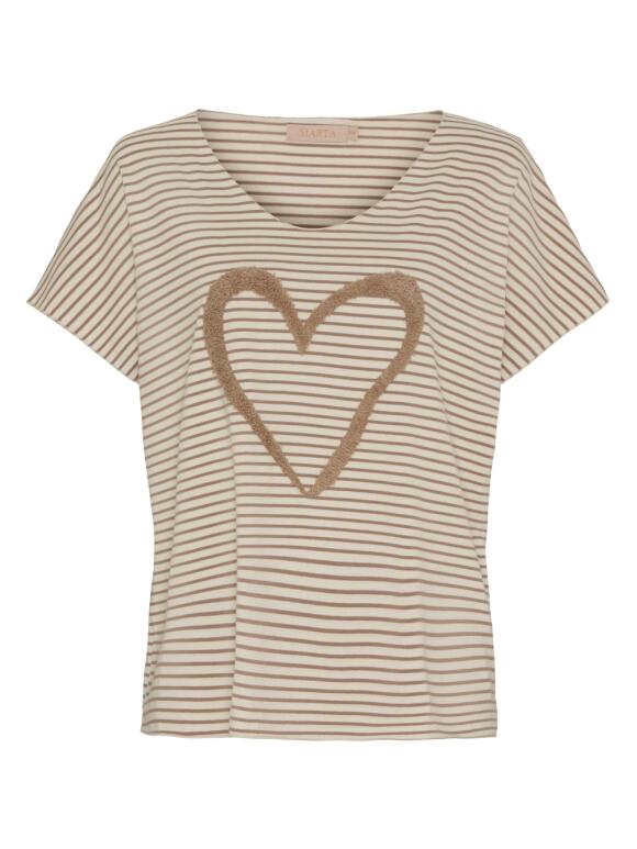 Marta Du Château - Marta Du Chateau 3077 Macey beige T-Shirt