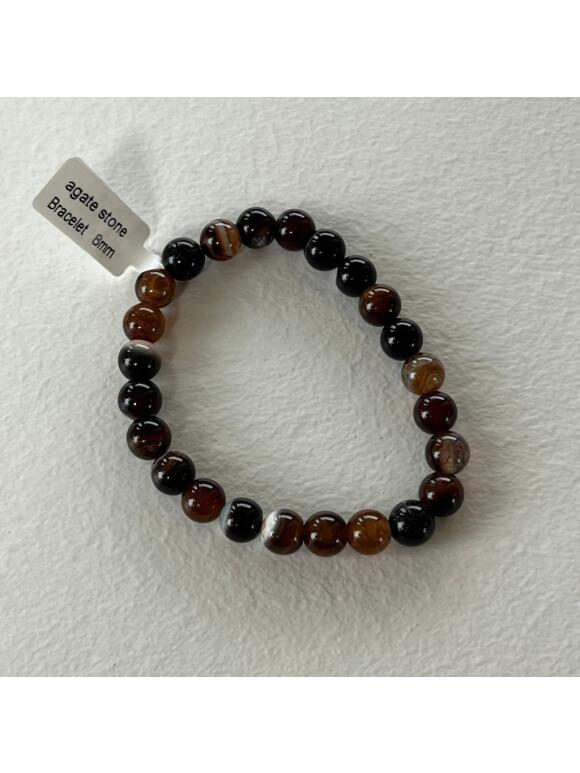 Three M - Three M 2411 agate stone armbånd