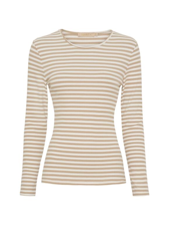 Marta Du Château - Marta Du Chateau 49066 beige t-shirt