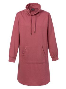 Trofé - Trofè 54208 mørk pink sweat kjole