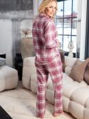 Trofé - Trofè 64228 mørk rosa ternet Pyjamas