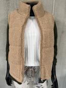 Vanting - Vanting 255167 beige plys vest